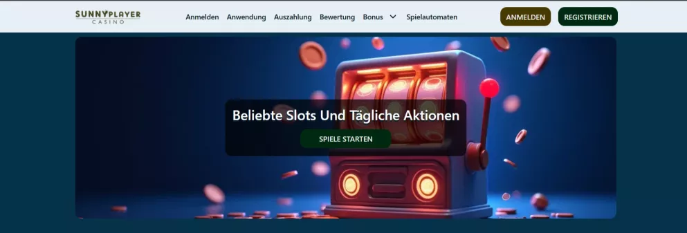 Sunnyplayer Casino Bonus 100 € plus 500 Freispiele